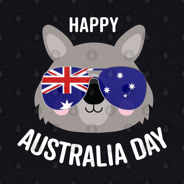 Happy Australia Day - wombat style by Polyxz Design